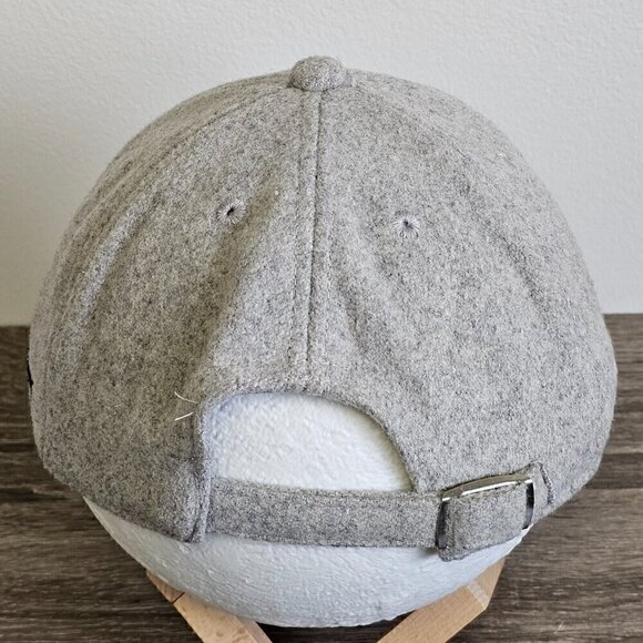 Victoria's Secret PINK  Wool Polyester Grey Hat Cap Adjustable Embroidered Logo - Picture 6 of 16
